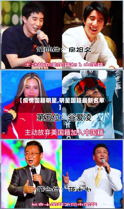 【疫情国籍明星,明星国籍最新名单】-第2张图片