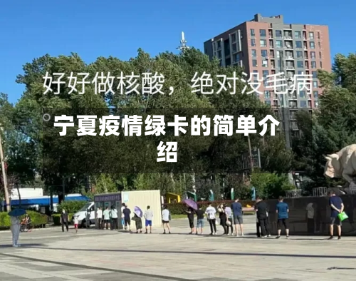 宁夏疫情绿卡的简单介绍