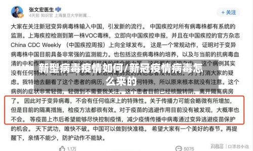 新型病毒疫情如何/新冠疫情病毒怎么来的-第2张图片